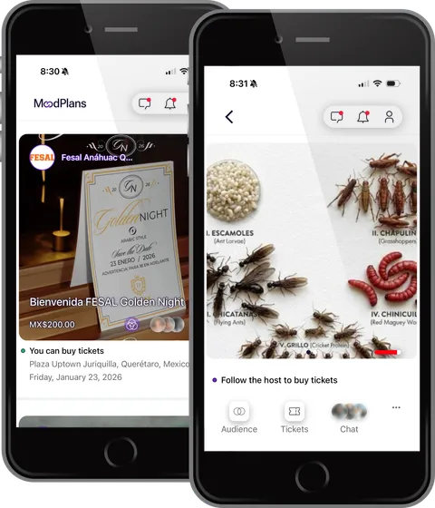 Conecta personas en la vida real
