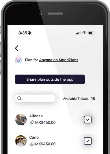 Conecta personas en la vida real